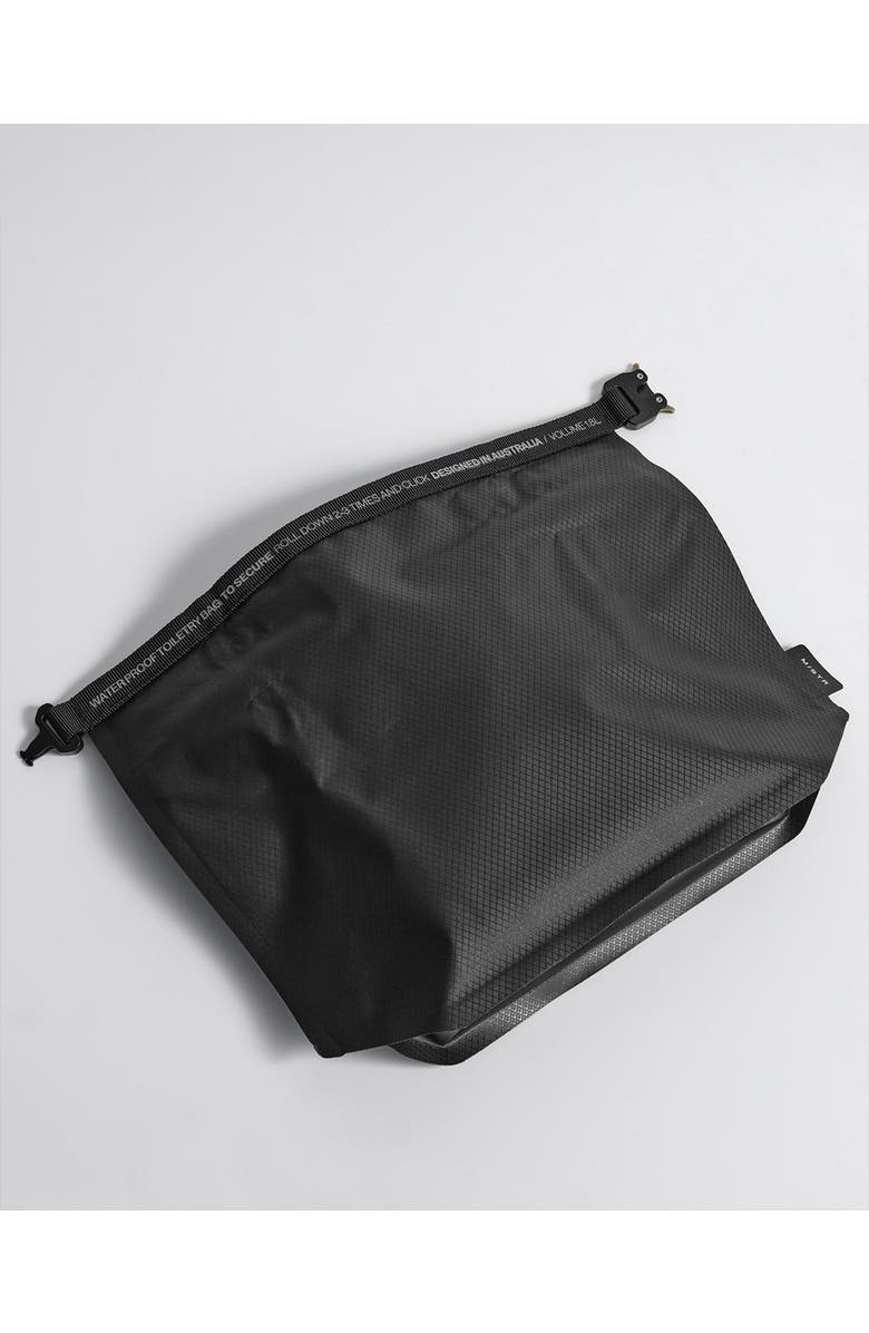 MISTR Waterproof Foldable Toiletry Bag, Alternate, color, Black