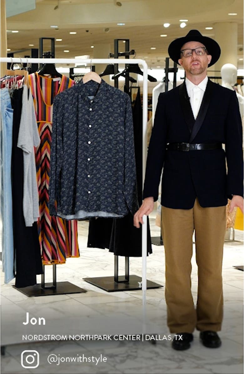 Ross Satin Button-Up Shirt, sales video thumbnail