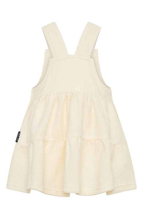 Tiny Tribe Waterfall Tiered Overall Dress In White