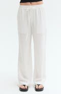 CRESCENT Easy Wear Linen Blend Pants