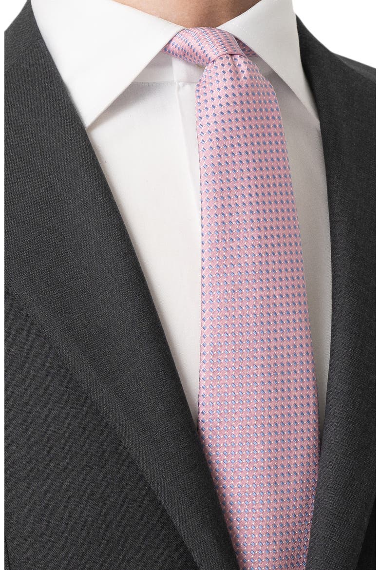 Micro Silk Tie, Alternate, color, MEDIUM PINK