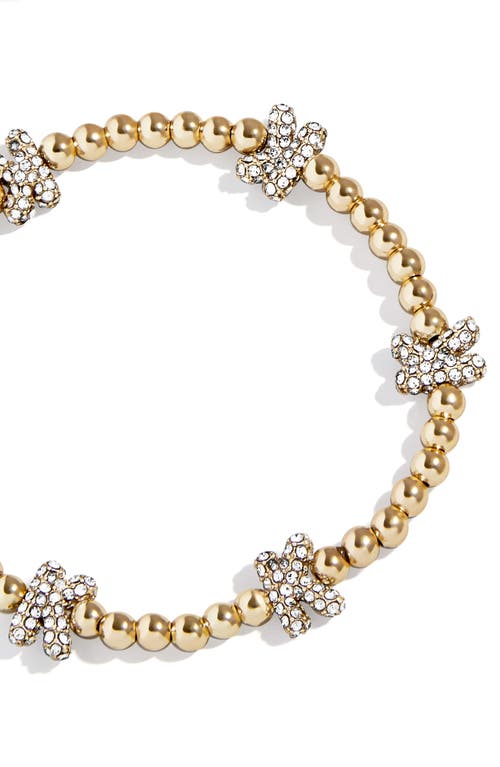 Baublebar Pisa Pavé Heart Station Beaded Bracelet
