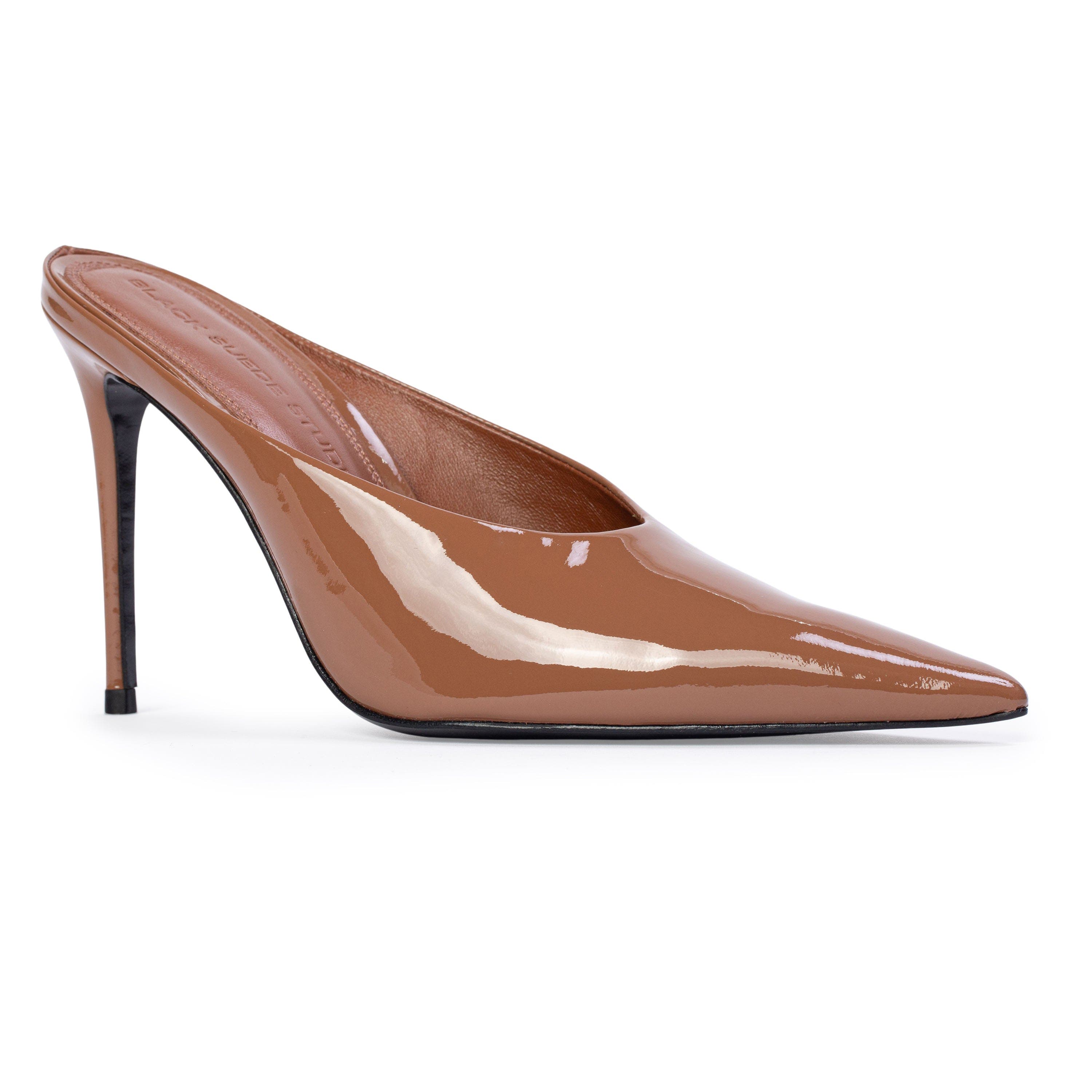 Fallon 100 Mule, Alternate, color, Mousse Patent Leather