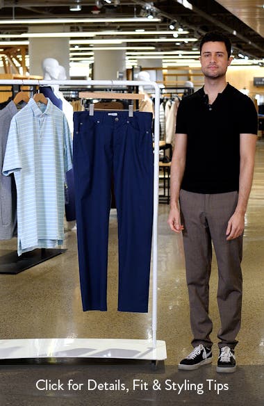 Peter Millar Crown Comfort Signature Sateen Five-Pocket Pants ...