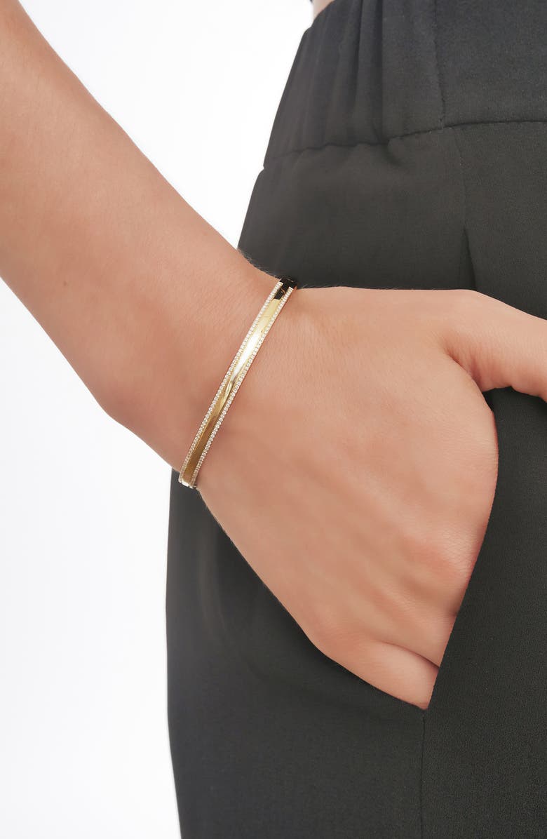 Bony Levy Kiera Diamond Bangle, Alternate, color, 