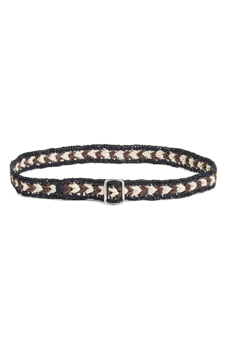 The Row Ana Woven Straw Belt, Main, color, 