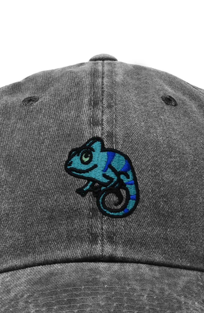 Dalix Chameleon Embroidered Dad Hat, Alternate, color,