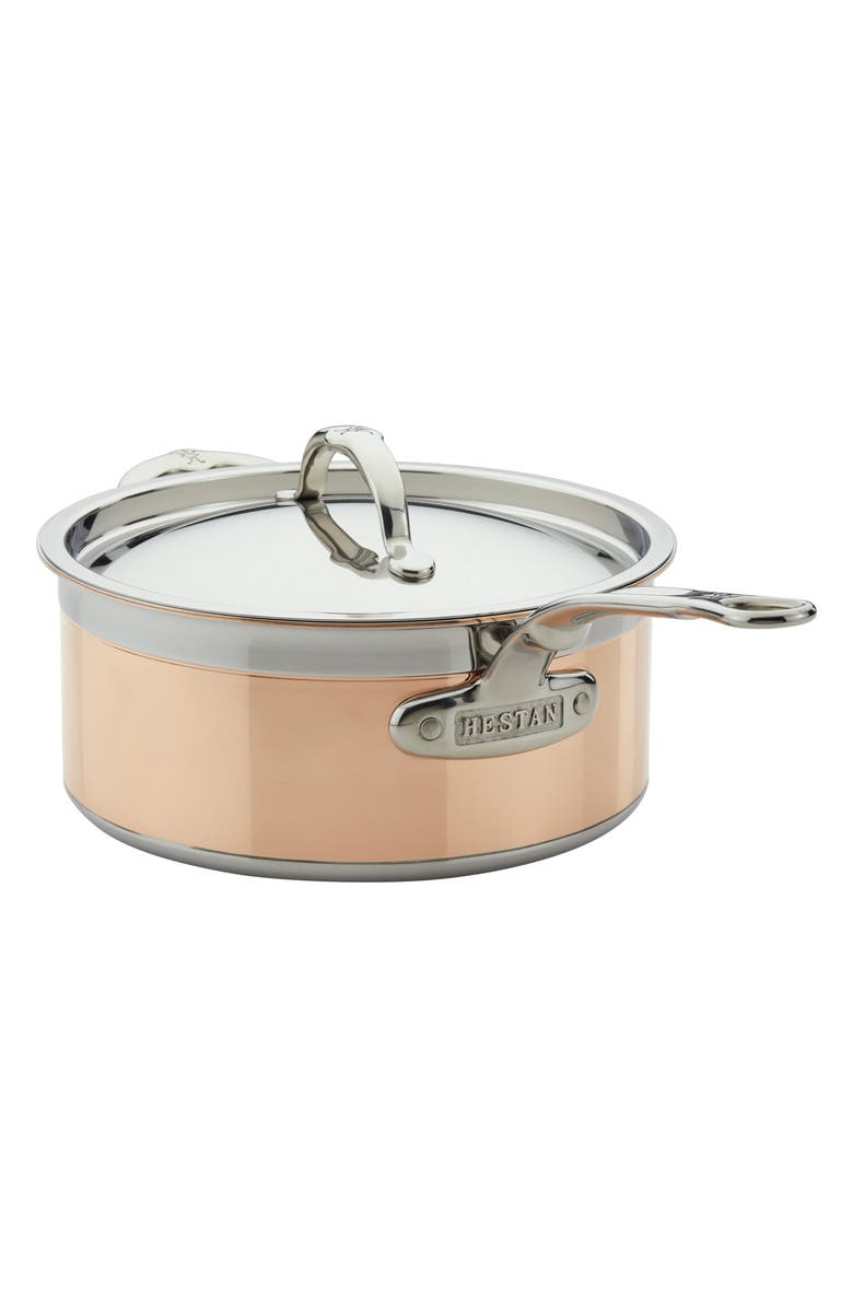 Hestan CopperBond 4-Quart Saucepan with Lid, Alternate, color, 