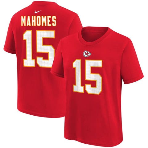 Youth Nike Patrick Mahomes Red Kansas City Chiefs Player Name & Number T-Shirt
