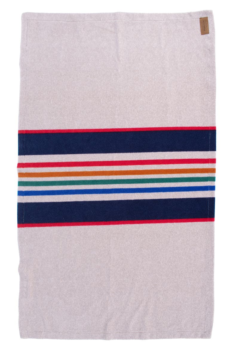 National Park Fleece Crate Blanket, Alternate, color, YELLOWSTONE BEAR