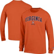 Champion Men's Champion Orange Virginia Cavaliers Arch Over Logo Long Sleeve T-Shirt