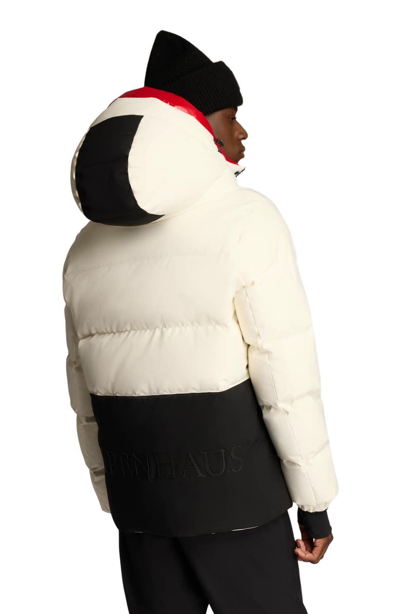 Alpenhaus Virterre Expedition Puffer with Contrast Double Hood, Alternate, color, Snow-White