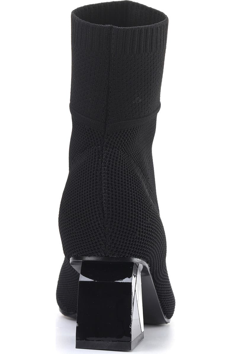 NINETY UNION Sidney Block Heel Sock Bootie, Alternate, color, Black