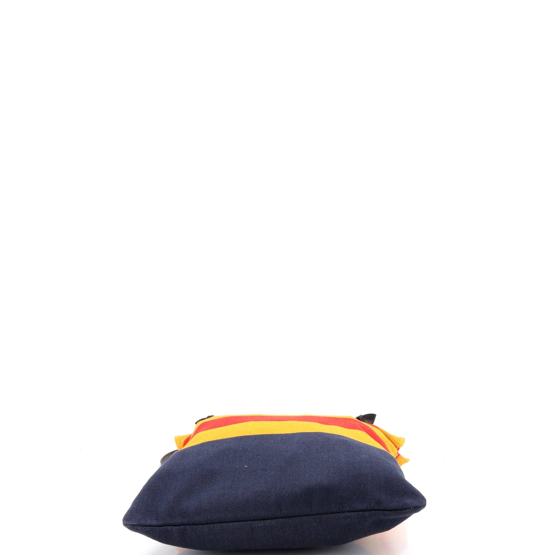 Pre-Owned Hermes Aline Bag Rocabar Canvas MM, Alternate, color, Bleu Nuit
