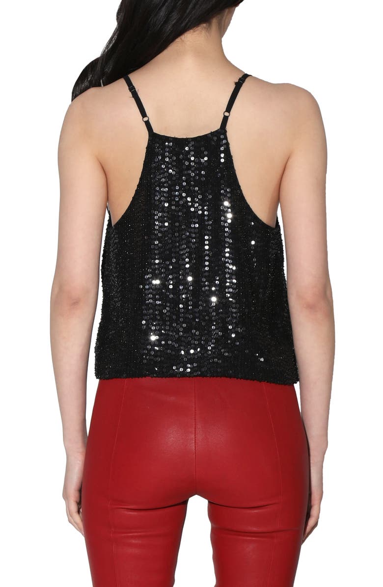Walter Baker Amber Sequin Camisole, Alternate, color,