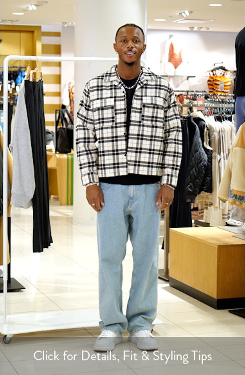 Washed Camp Crop Flannel Shirt, sales video thumbnail