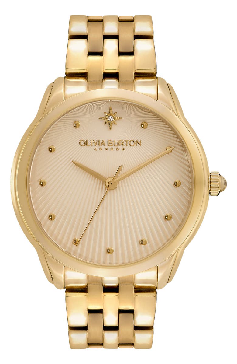Olivia Burton Celestial Starlight Bracelet Watch, 36mm, Main, color, Gold