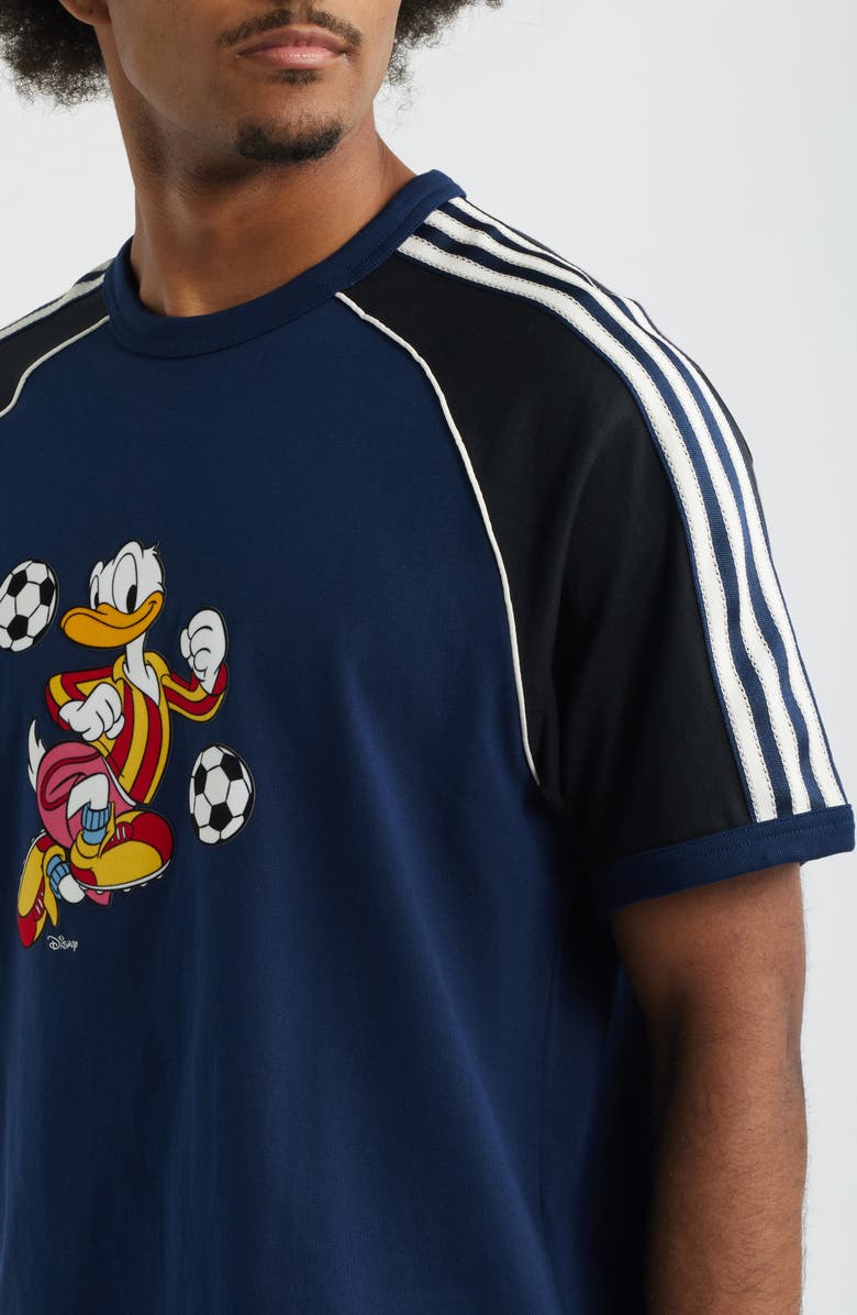 adidas Originals x Brain Dead Cotton Jersey T-Shirt, Alternate, color, Collegiate Navy