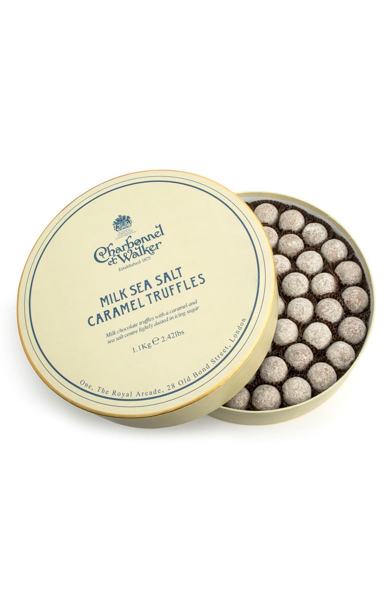 Charbonnel et Walker Milk Chocolate Sea Salt Caramel Truffles, Main, color, 