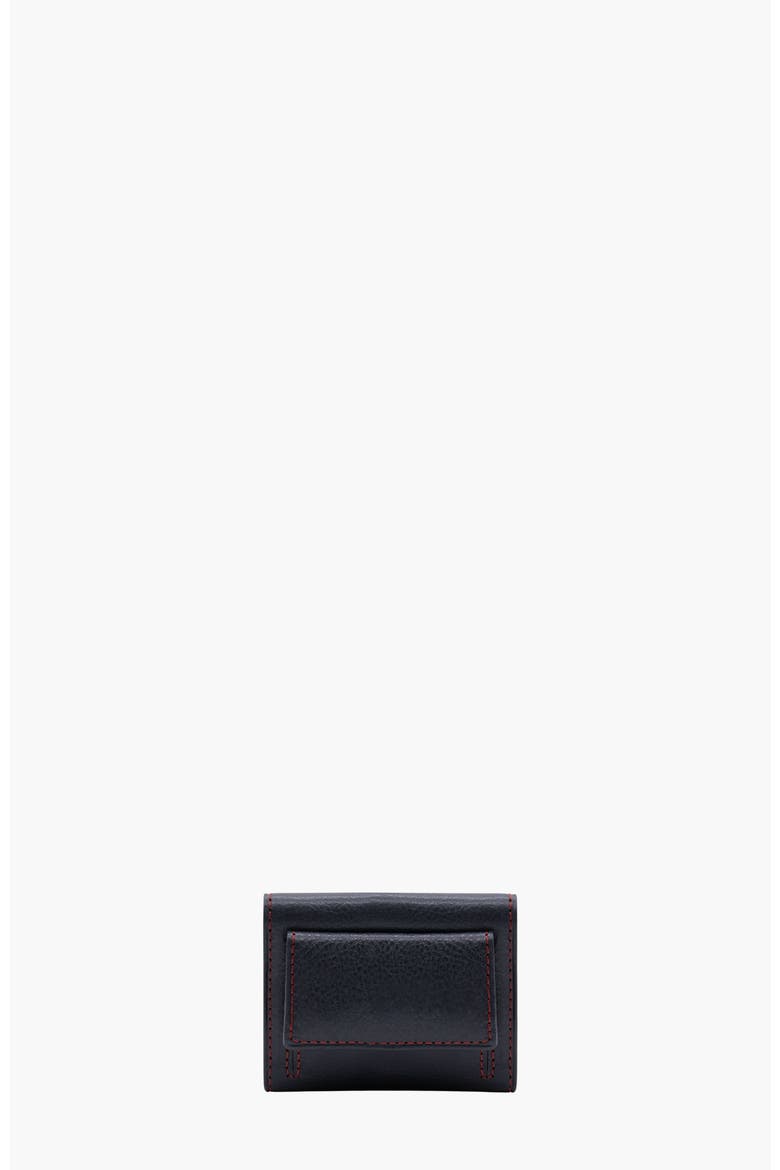 Navy Line Trifold Leather Wallet 539, Alternate, color, Navy