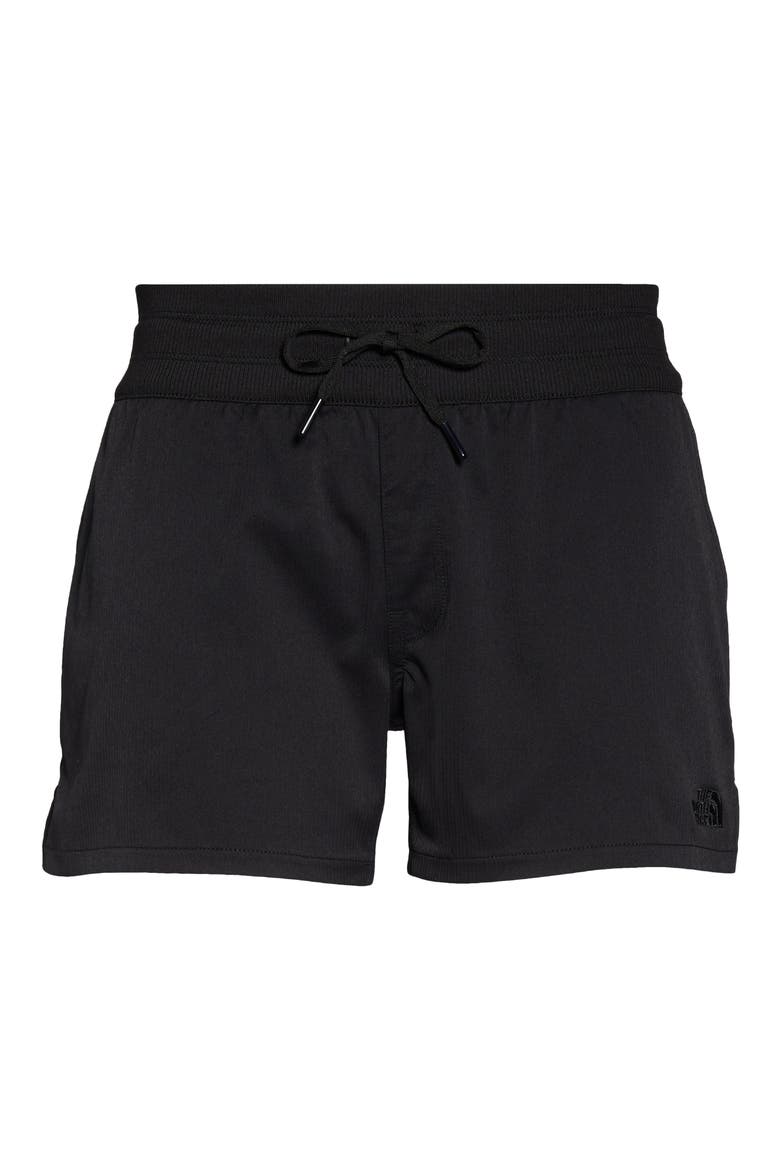 Aphrodite Motion Water Repellent Shorts, Alternate, color, BLACK