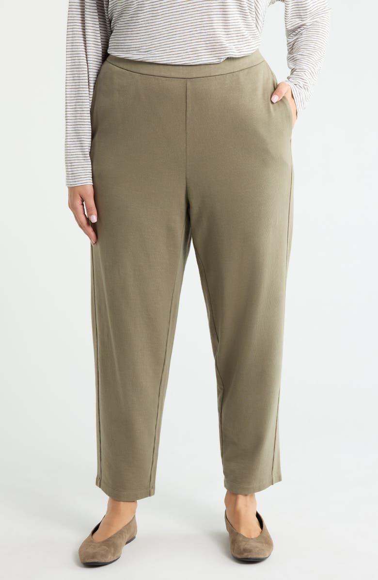 Eileen Fisher Slouch Ankle Pants, Main, color, Bay Leaf