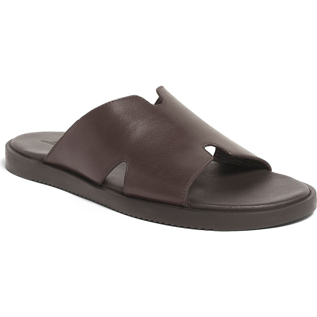 Anthony Veer Marrkesh Slide Sandal In Brown