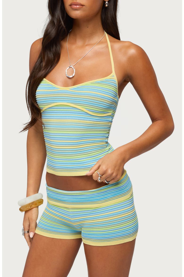 Eisley Stripe Halter Top, Alternate, color, MINT