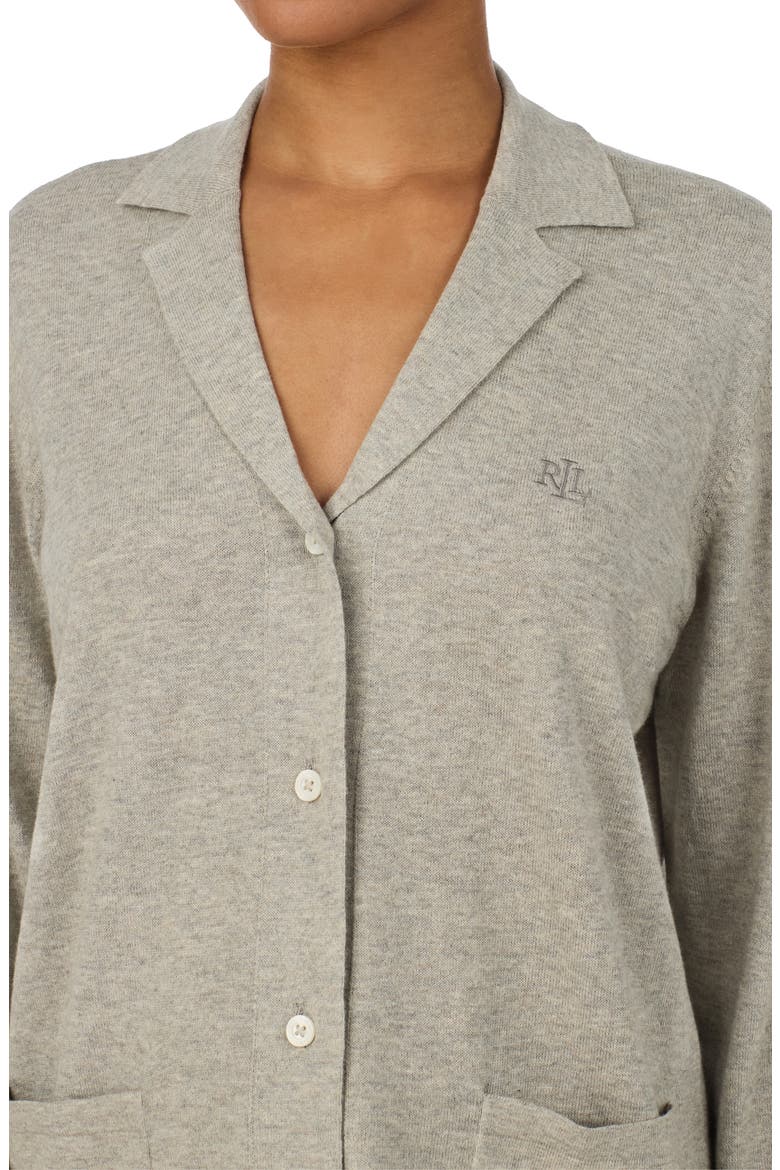 Cotton & Cashmere Pajamas, Alternate, color, GREY HEATHER