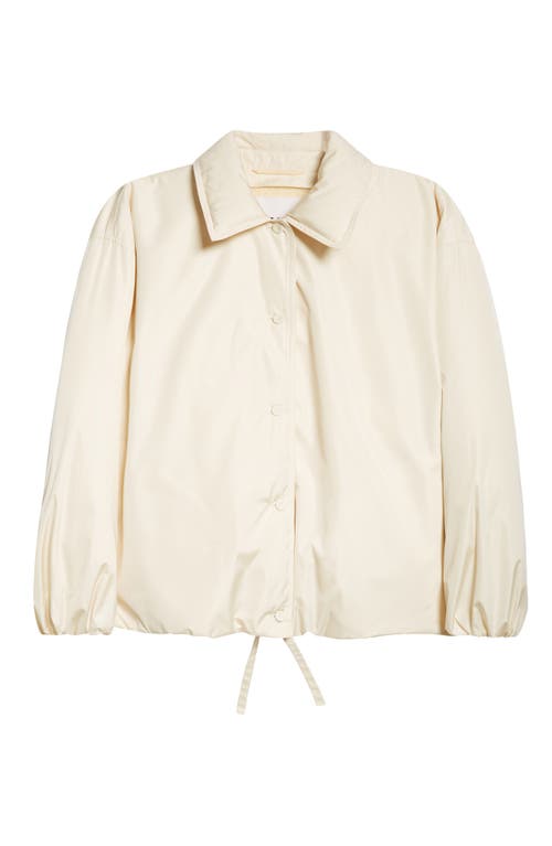 Shop Jil Sander Water Repellent Taffeta Down Jacket In Light Beige