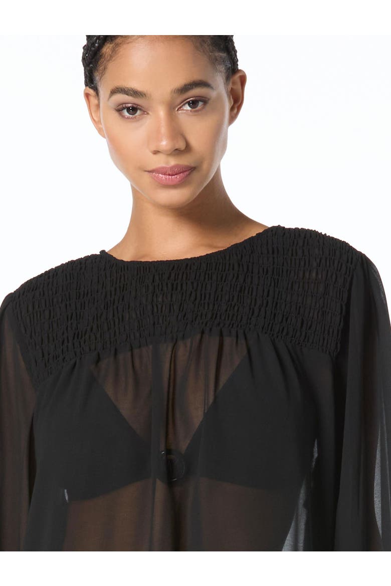 Solids Cover Up Dress Swim, Alternate, color, Black