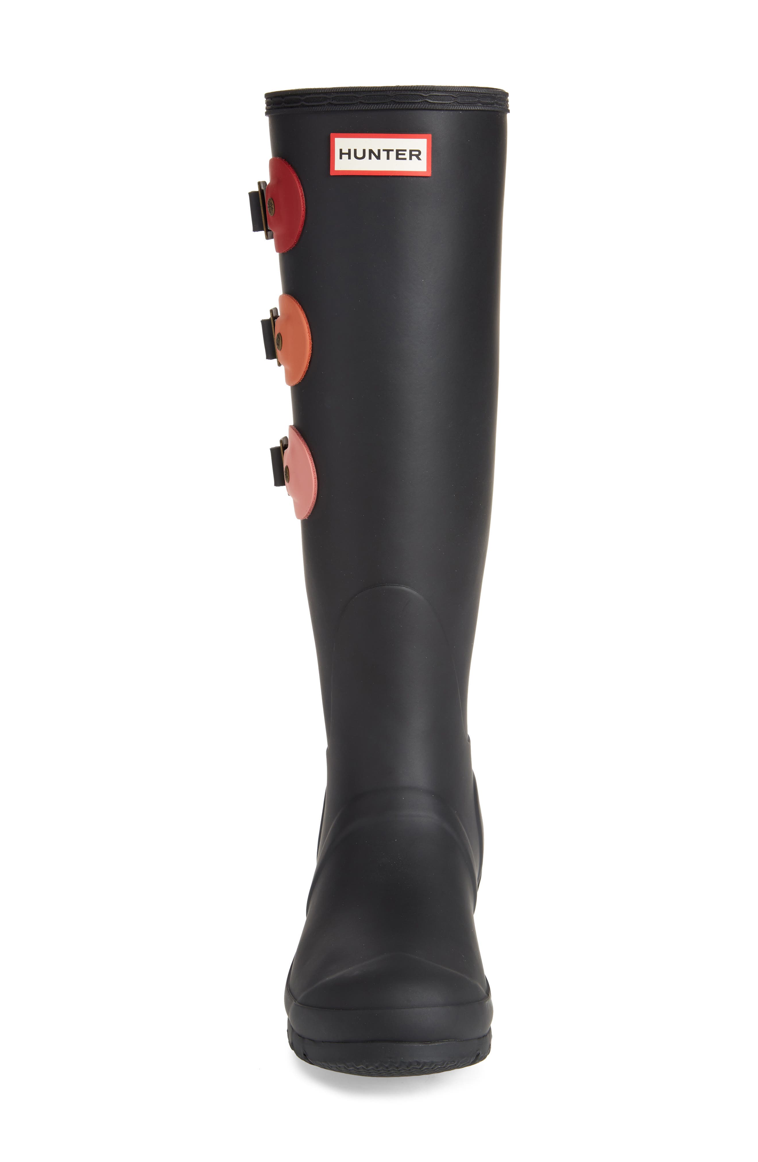 Hunter Triple Buckle Tall Rain Boot, Alternate, color, 