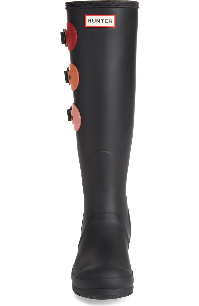Hunter Triple Buckle Tall Rain Boot, Alternate, color,