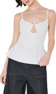 FREEMARKET Keyhole Cutout Knit Camisole