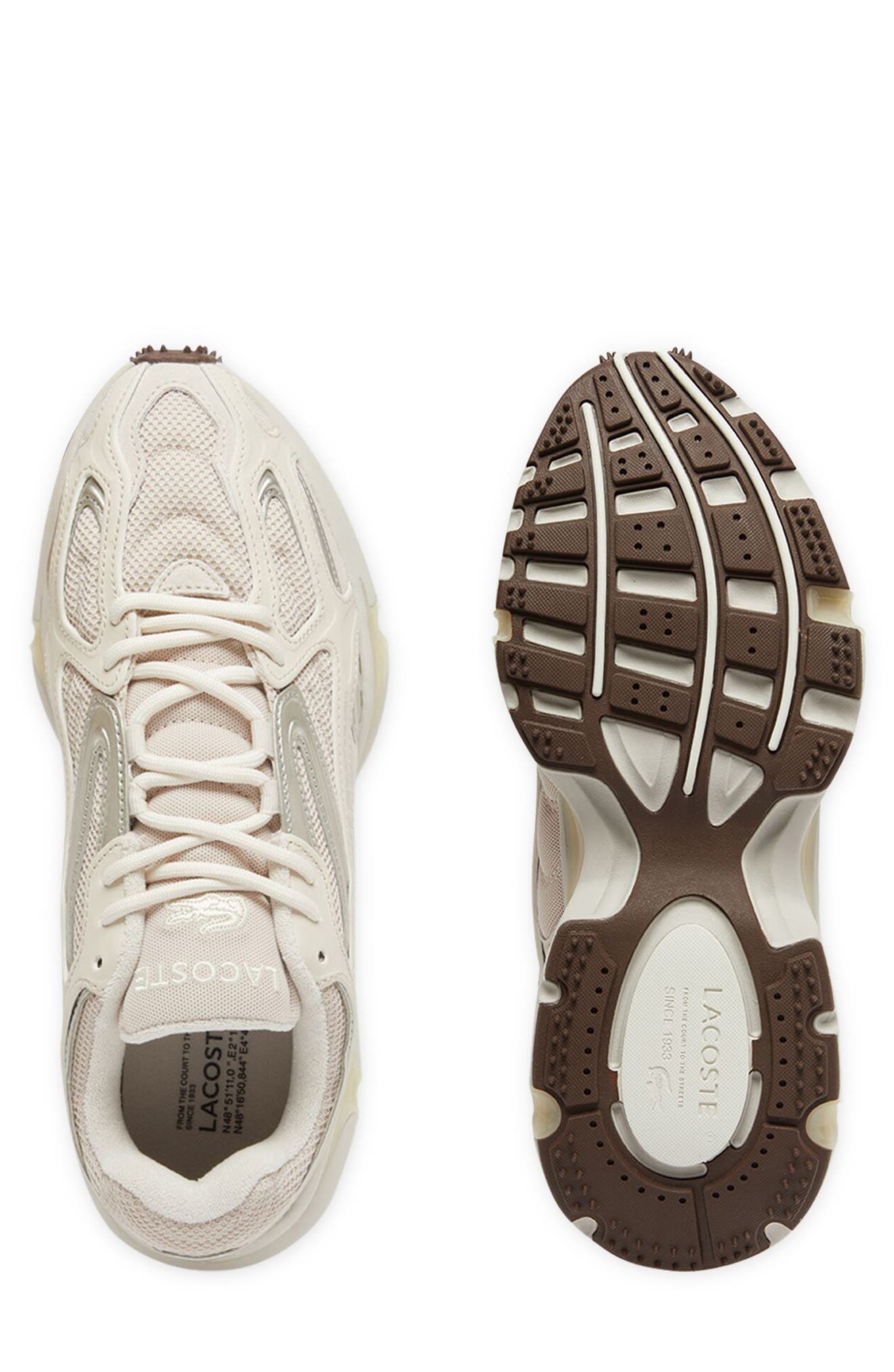 Lacoste L003 2K24 Sneaker, Alternate, color, Off White/ Off White