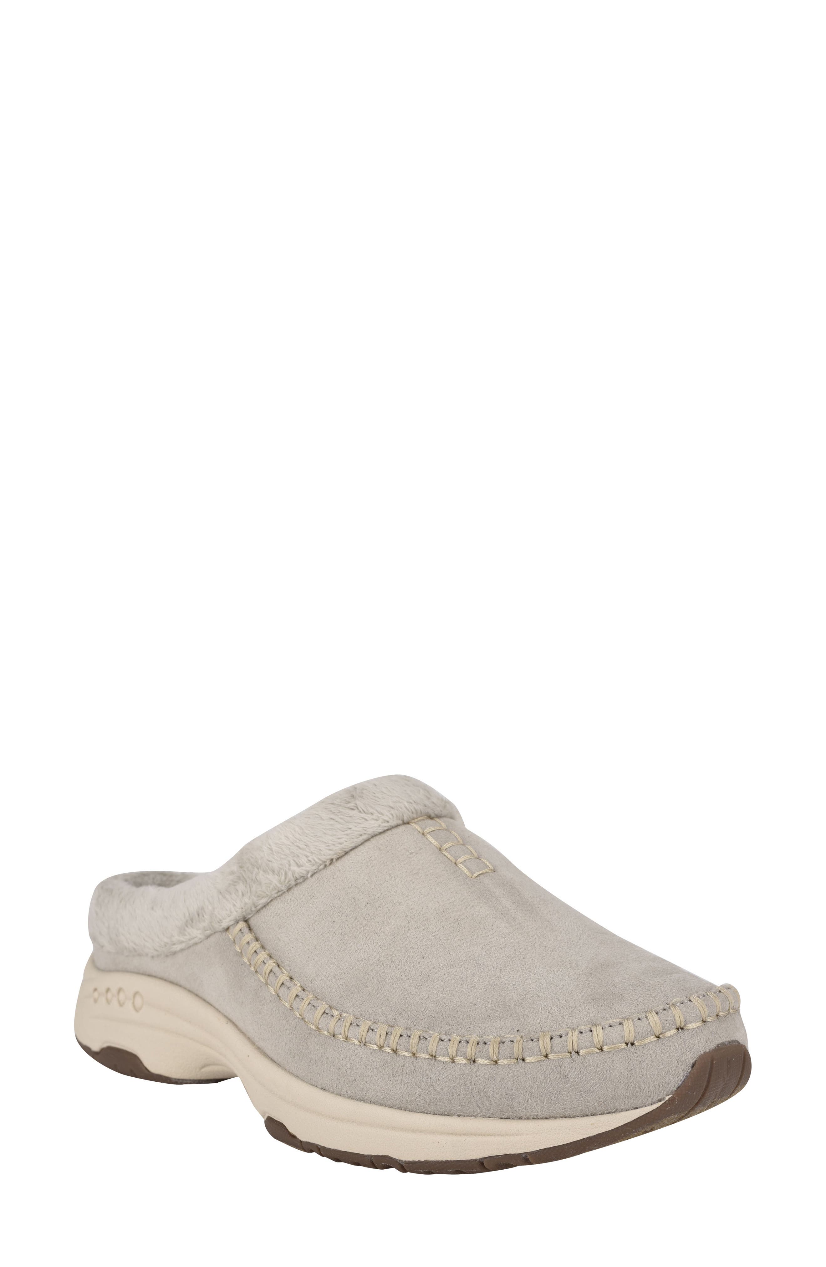 Travelfurr Clog, Main, color, LIGHT NATURAL/ BLACK