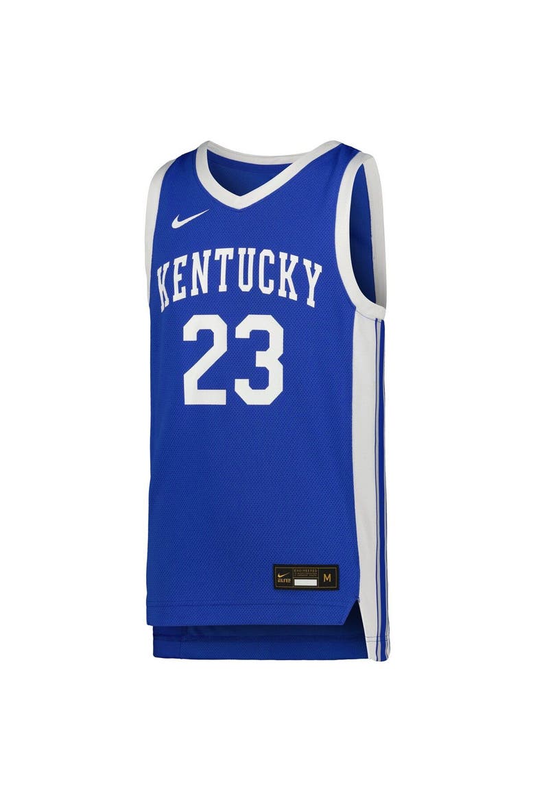 Youth Nike #23 Royal Kentucky Wildcats Icon Replica Basketball Jersey, Alternate, color, Royal