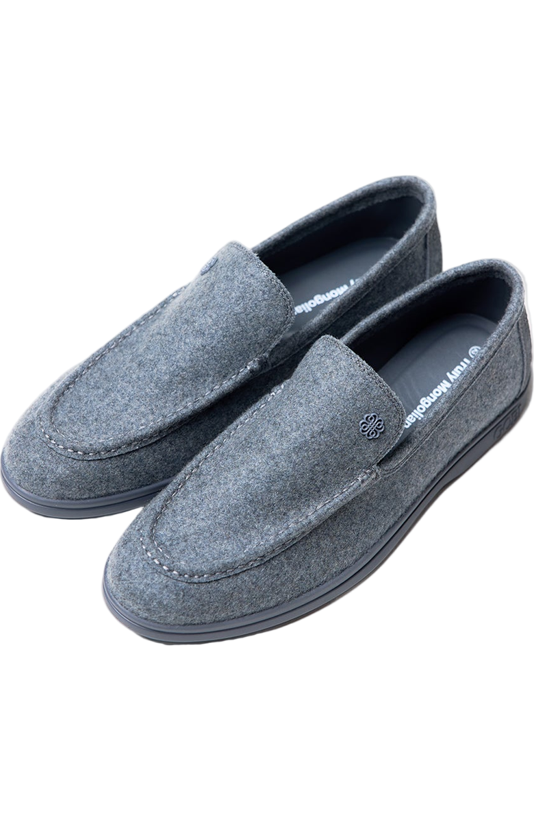 Gobi Cashmere Cashmere Loafers, Main, color, Steel Gray