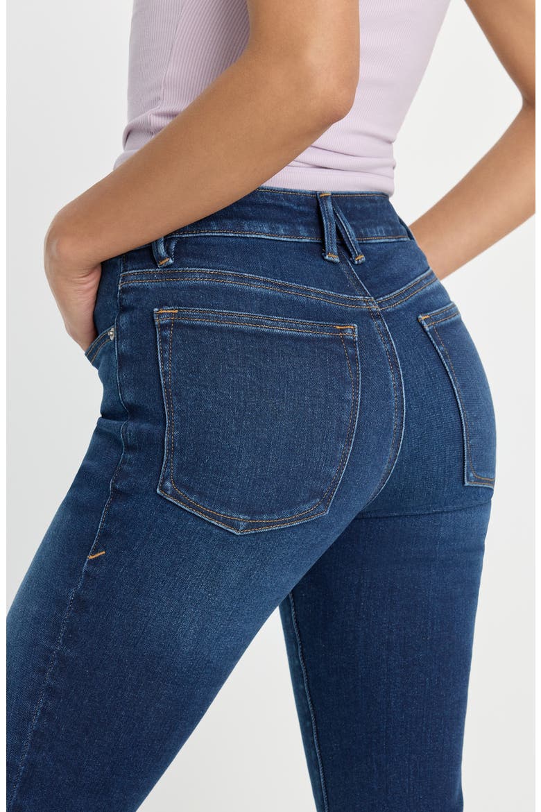 Compression Good Legs Flare Jeans, Alternate, color, INDIGO1229