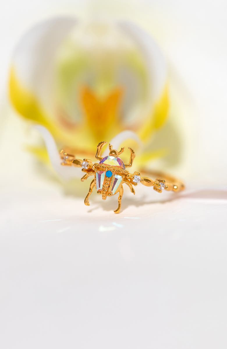 Girls Crew Beetlejuice Ring, Alternate, color, Gold