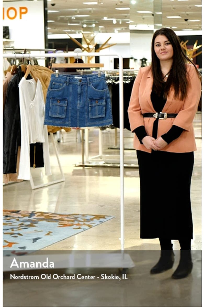 Cargo Denim Miniskirt video