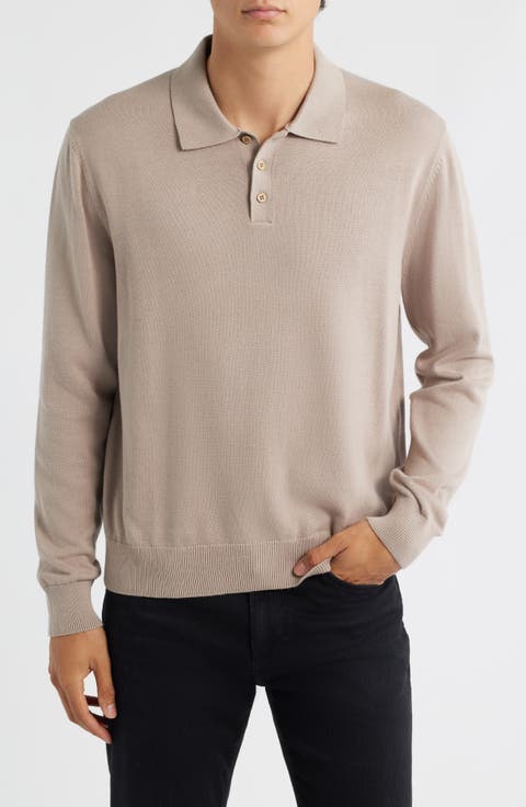 Feather Organic Cotton Polo Sweater