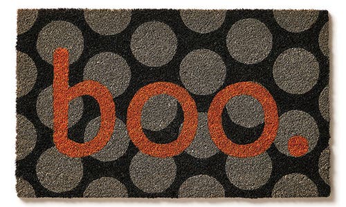 Entryways Boo Doormat In Gray