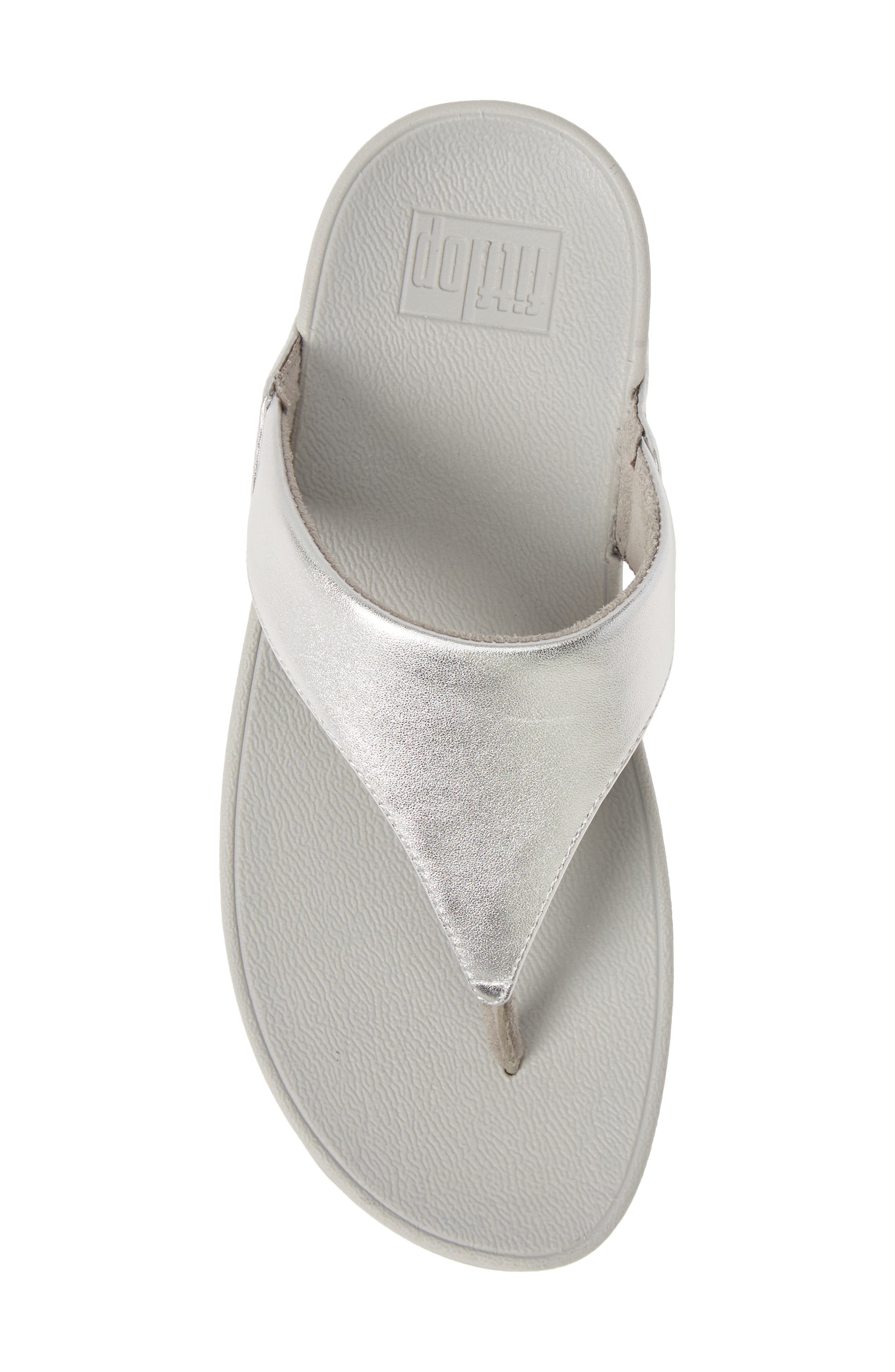FitFlop Lulu Flip Flop, Alternate, color, Silver