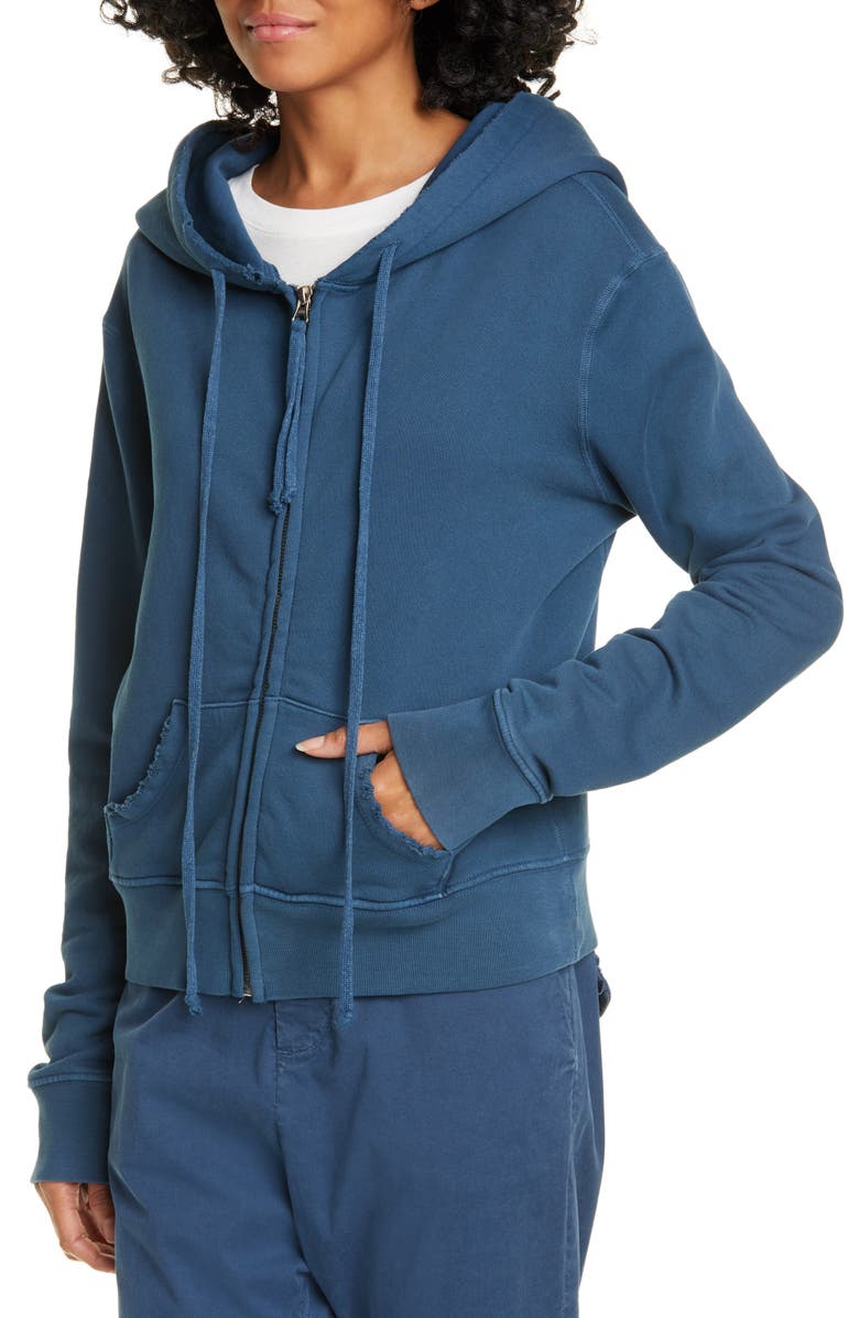 Nili Lotan Callie Zip-Up Hoodie, Alternate, color,