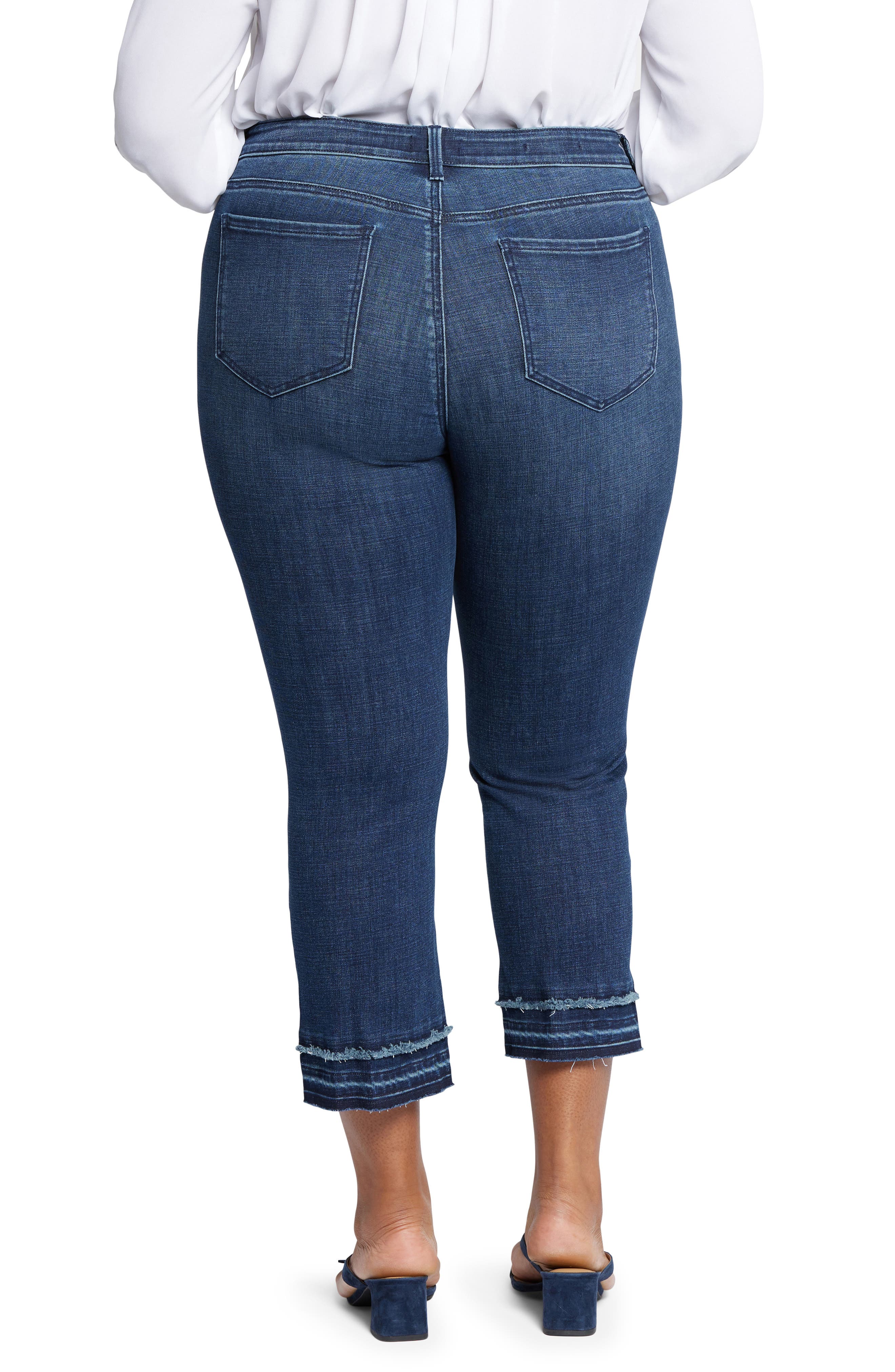 Marilyn Release Hem Ankle Straight Leg Jeans - image 2