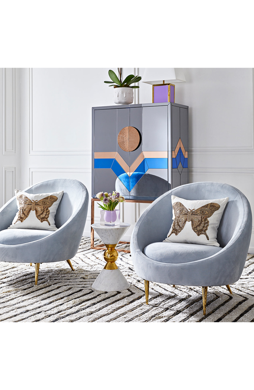 Jonathan Adler Us Muse Butterfly Throw Pillow In Neutral