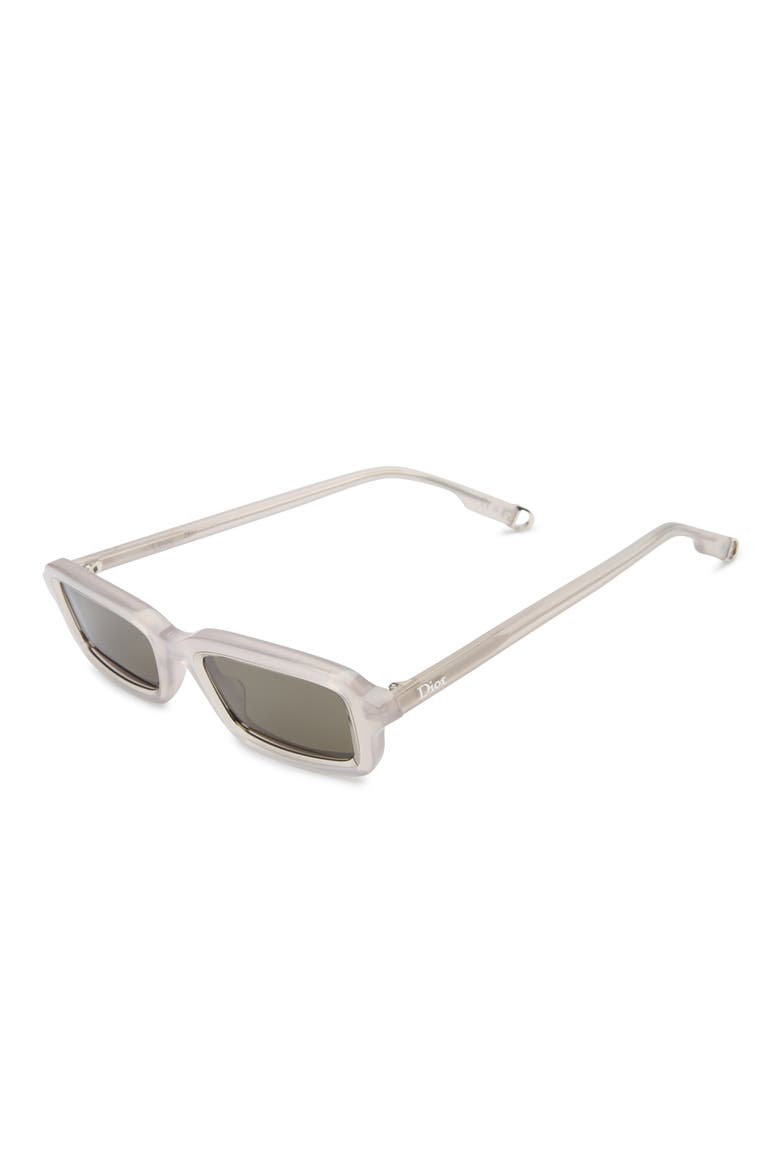 DiorSymbol S2I Rectangular Sunglasses, Alternate, color, GREY/ OTHER / GREEN
