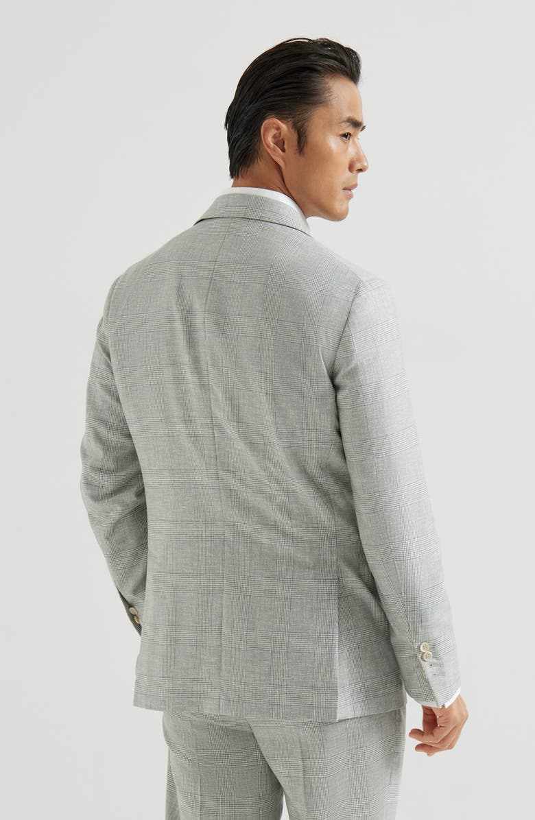 Brunello Cucinelli Uconstructed blazer, Alternate, color, Pearl Grey