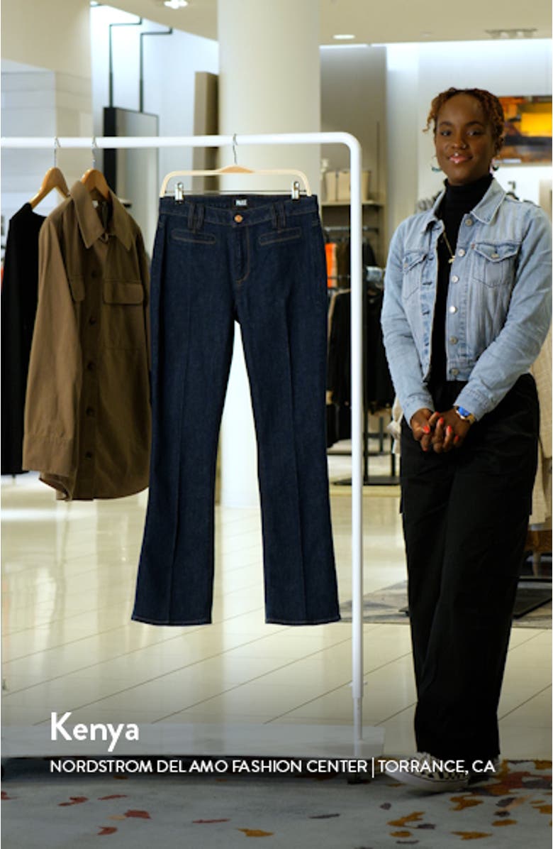 Manhattan High Waist Bootcut Jeans, sales video thumbnail